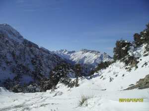at waεban sous la neige ( Ait Ouabane village kabyle )