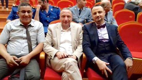 عندما يجمتع النص والإخراج والموسيقى: رابح ظريف وباسل الخطيب وسليم دادة.