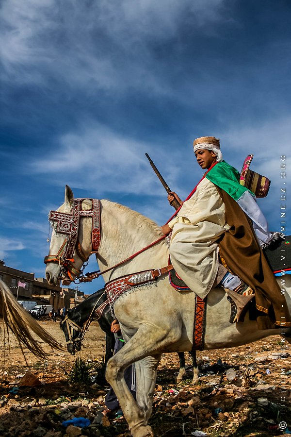 Jeune cavalier, Waada à boujmil a 10 km de Tlemcen (novembre 2009)