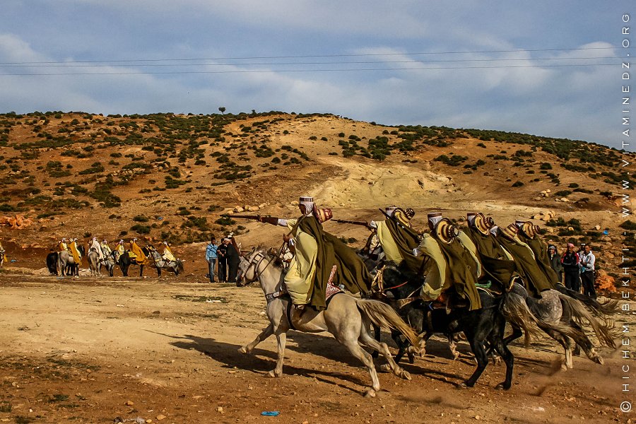 Fantasia - Waada à boujmil a 10 km de Tlemcen (novembre 2009)