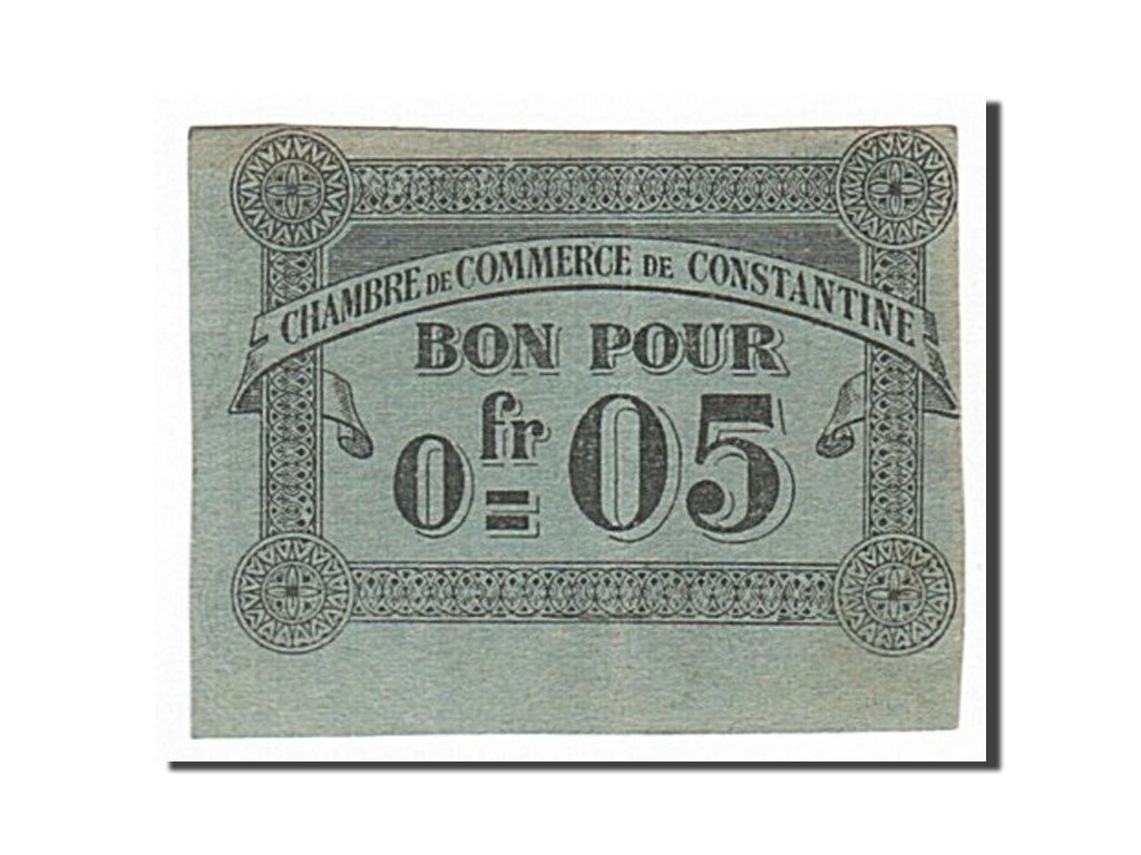 Algeria, Constantine, 5 Centimes, 1915-10-12 face