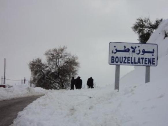 Neige de février 2012 à Bouzelatène