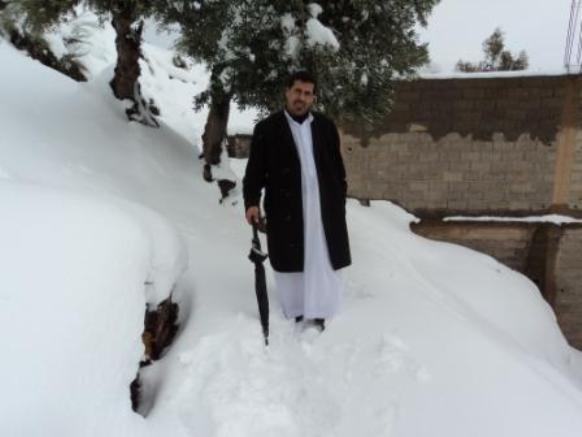 Neige de février 2012 à Bouzelatène