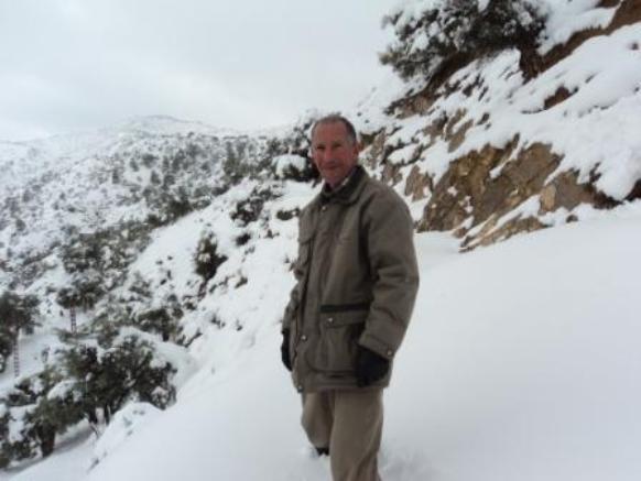 Neige de février 2012 à Bouzelatène