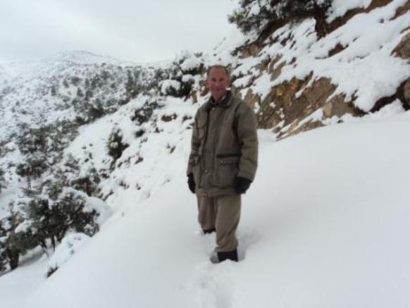 Neige de février 2012 à Bouzelatène