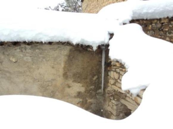 Neige de février 2012 à Bouzelatène