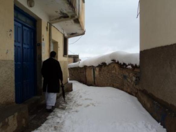 Neige de février 2012 à Bouzelatène