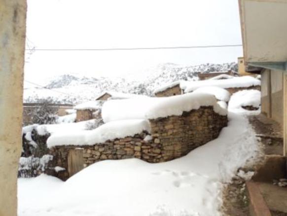 Neige de février 2012 à Bouzelatène