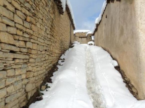 Neige de février 2012 à Bouzelatène