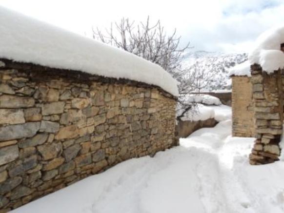 Neige de février 2012 à Bouzelatène