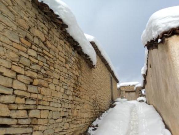 Neige de février 2012 à Bouzelatène