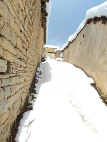 Neige de février 2012 à Bouzelatène