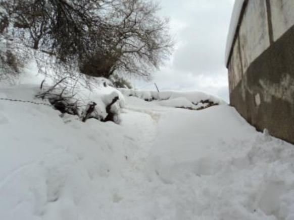 Neige de février 2012 à Bouzelatène