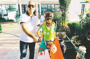 Maghreb - C’EST LE CHALLENGE D’UN ENFANT TUNISIEN ARRIVÉ À TÉBESSA:  2.000 kilomètres à vélo, à 11 ans