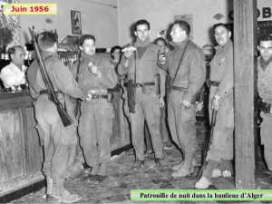 Juin 1956 Patrouille de nuit dans la banlieue d’Alger