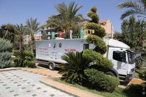Le Bibliobus participant au Forum du centenaire de la naissance de l'écrivain Mouloud Mammerie à Tlemcen