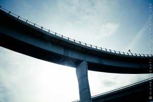 Les ponts des autoroutes à l'entrée de Boudouaou