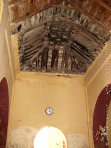 Plafond de la mosquée médiévale de Sidi Yakoub à Oulhaça