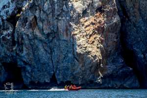 Tlemcen - En bateau De Sidna Youcha vers Barbajani, la plage sauvage