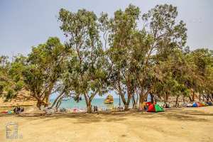 La plage de Port Say (moskarda 1) avec son rocher