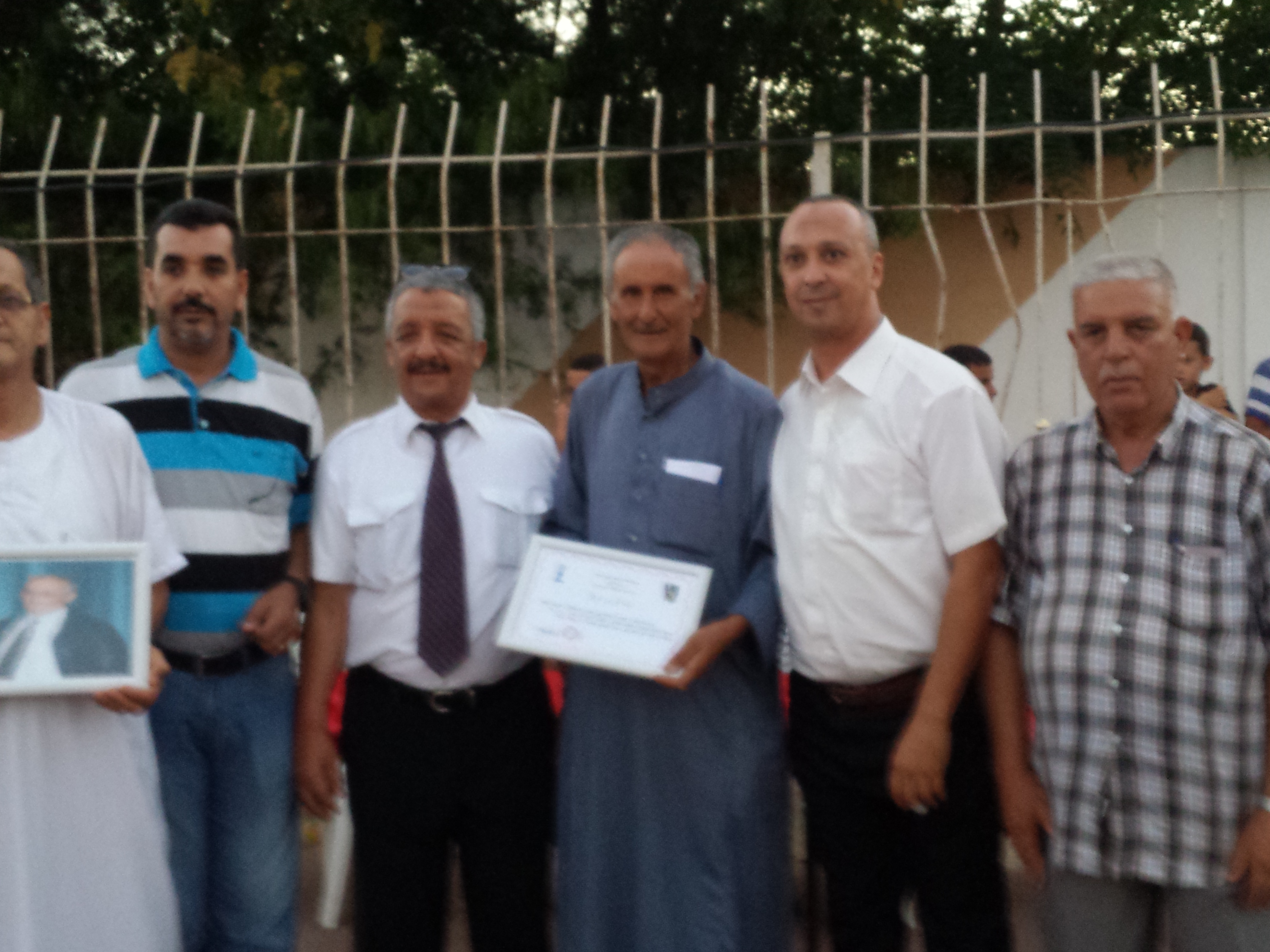 تكريم الحكم الفيديراليحاج بن داني عدة