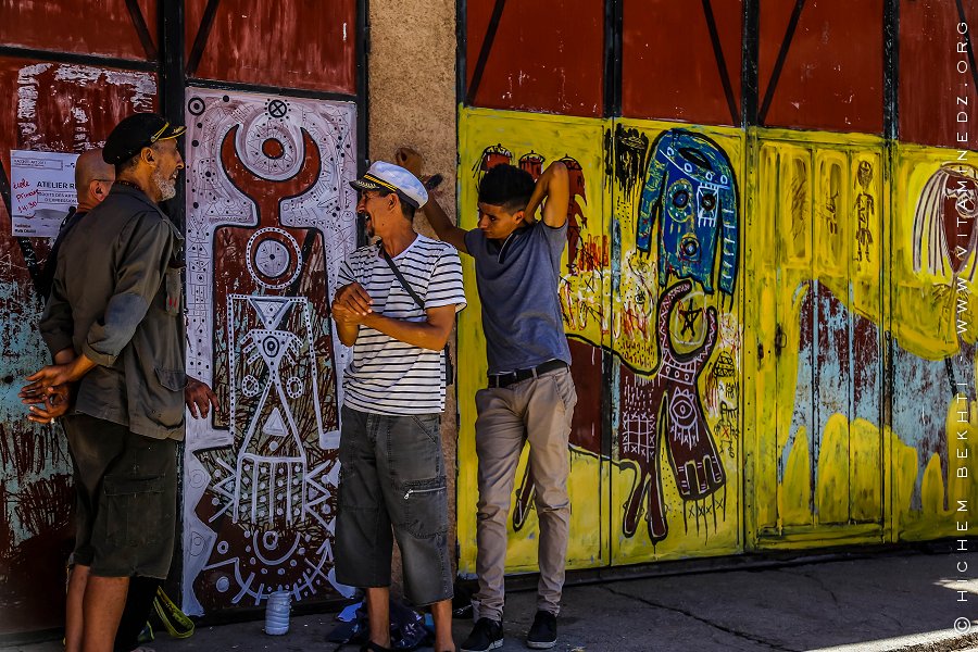 Ahmed Stambouli - Les arts plastiques au Festival international raconte-arts La 14e édition à Aït Ouabane