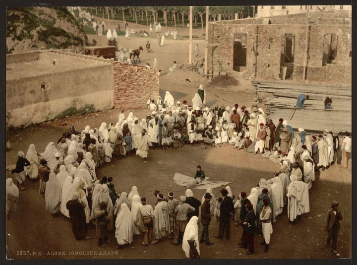 Jongleur arabe (Alger entre 1890 et 1899)