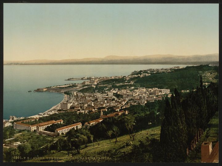Alger vue de Notre-Dame d’Afrique (Photos d'Alger entre 1890 et 1899)