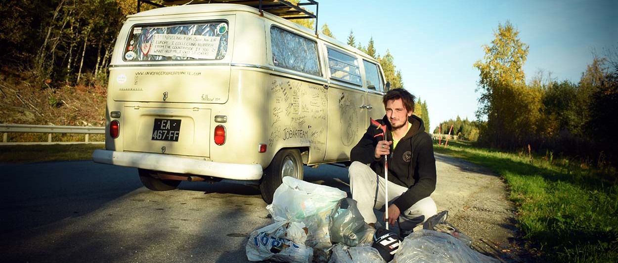 Planète - Il fait le tour de l’Europe et ramasse 1 tonne de déchets dans la nature