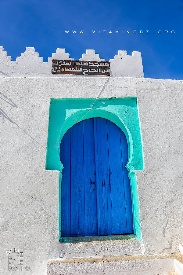 Porte de la Mosquée de Sidi Yacoub bnou el Hadj el Tlemçani à Oulhaça