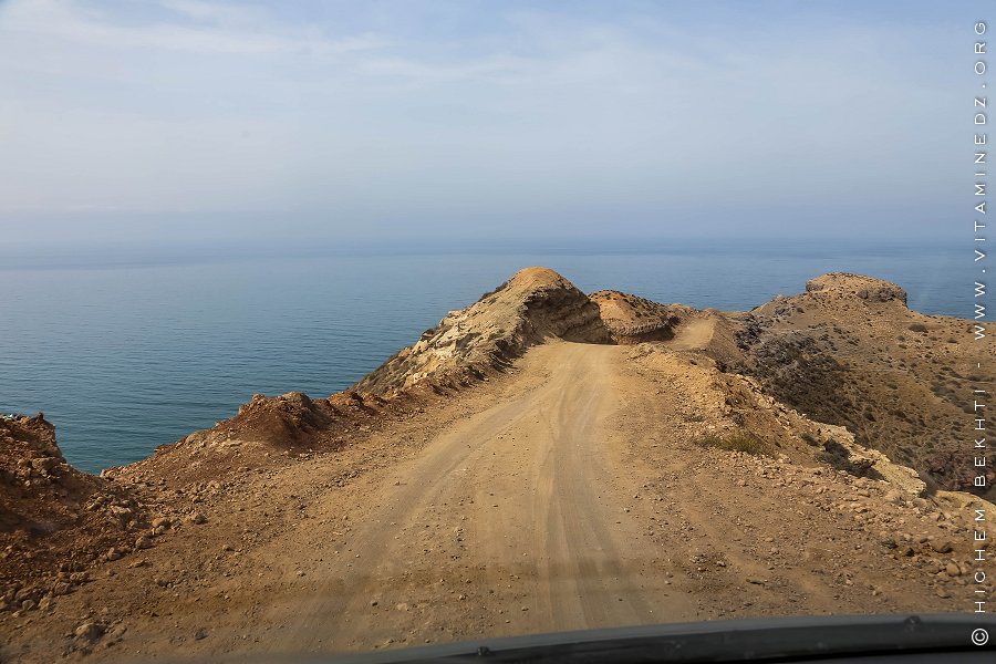 Piste vers la Plage sauvage de Boukhenais, Commune de Souahlia (Tlemcen)