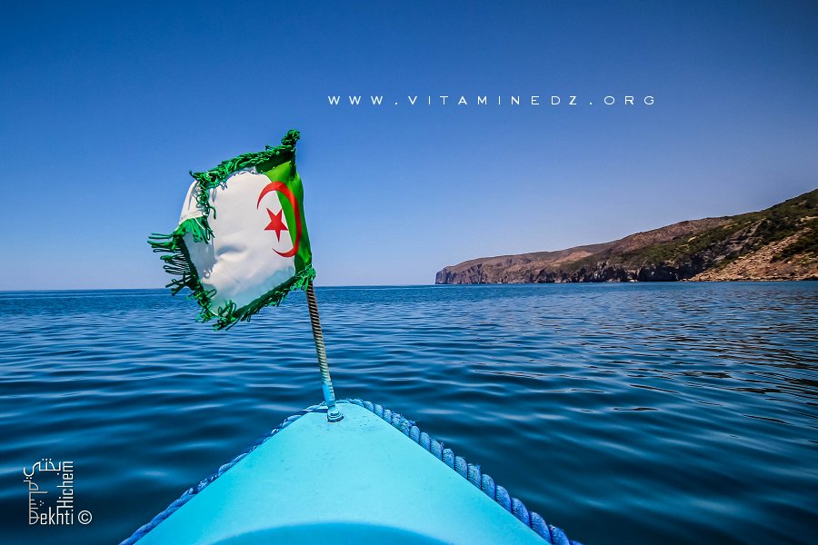 Tlemcen - En bateau De Sidna Youcha vers Barbajani, la plage sauvage