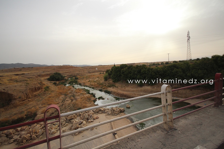 Frontière Algérie-Maroc - Oued Mouileh avec son lot de pollution