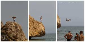 Plongeon magistral sur le ventre à porsay