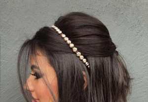 تسريحة شعر جميلة وسهلة لسهرة