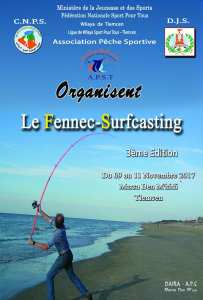 Le Fennec Surfcasting 3e Édition Octobre 2017 Algeria Fishing · Organisé par Association PECHE Sportive Tlemcen
