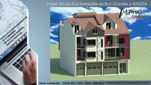 Etude d'un immeuble en R 2  comble