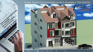 Etude d'un immeuble en R 2  comble