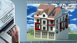 Etude d'un immeuble en R 2  comble