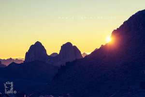 Lever de soleil à L'Assekrem (Tamanghasset)