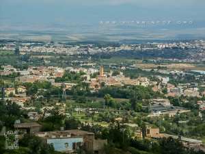 Vue de Tlemcen (Agadir) - à partir de la Station Sidi Abdallah d'El Baal