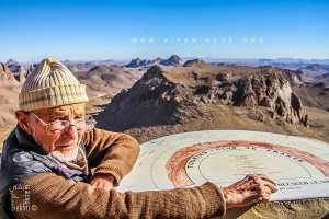 Assekrem, le père Edouard à l'Ermitage du père Foucauld
