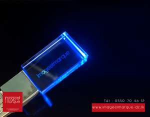 Clé USB Lumineuse en cristal (Alger)
