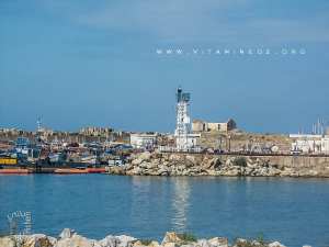 Balise au port d'El Marsa - Wilaya de Skikda