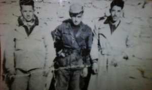 المجاهد قايد الولاية الاولى التاريخية الاوراس نمامشة الشهيد على النمر مع رفيقيه