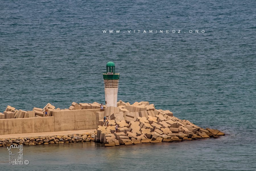 Le nouveau phare de Port Say (Marsa Ben Mhidi)
