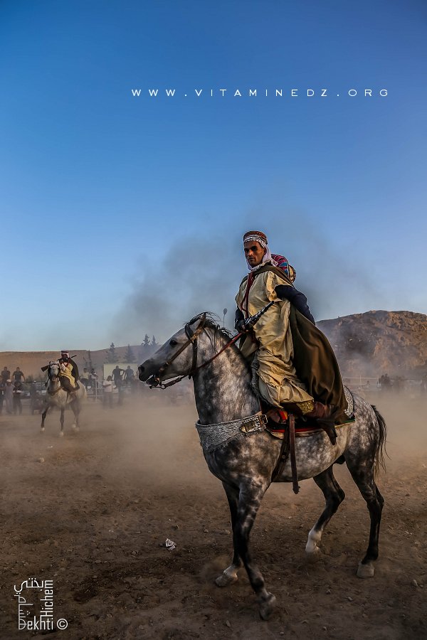 Cavalier au Mawssim du Saint Sidi Yahia Bensfia (Commune Sidi El Jillali - Tlemcen)