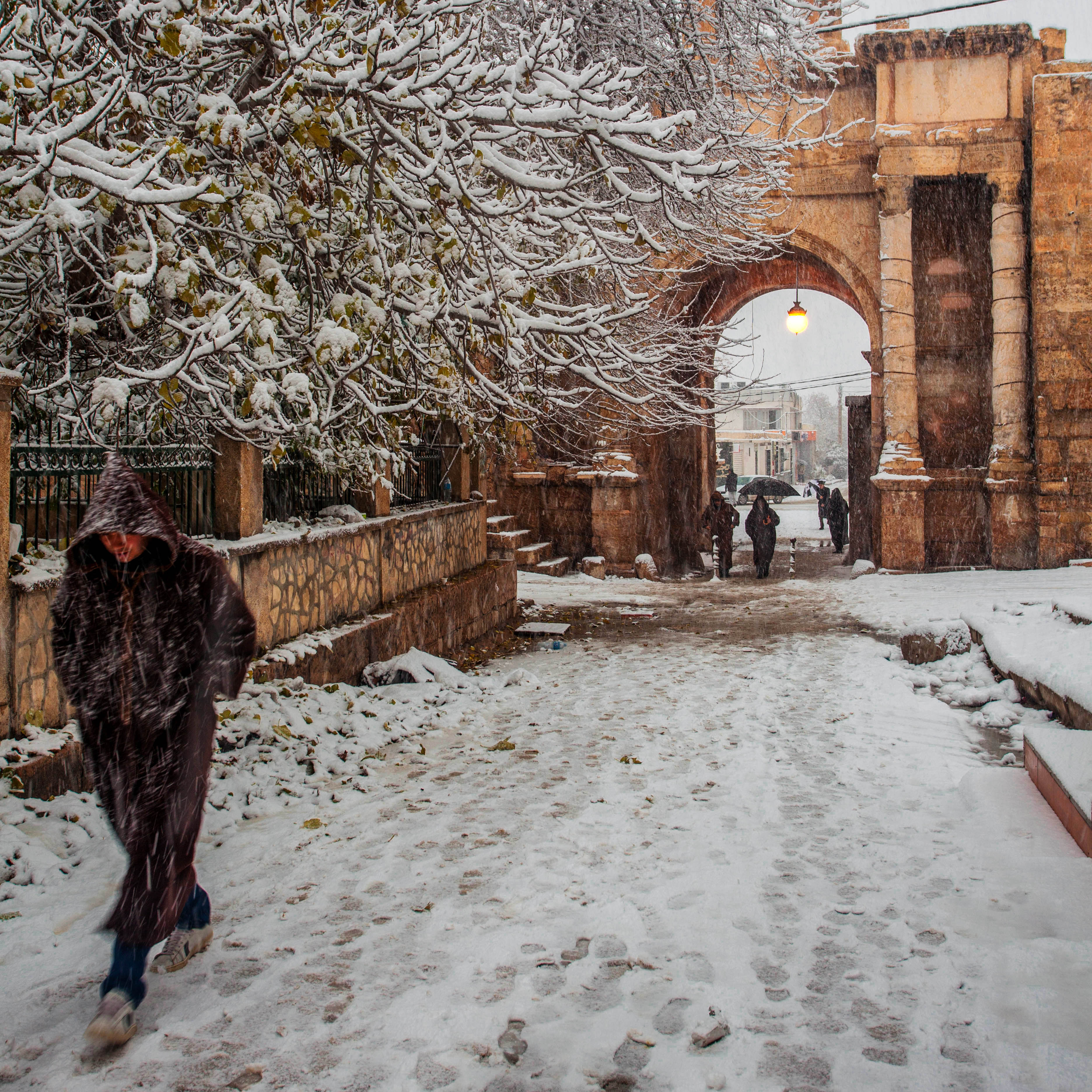 Tebessa sous la neige