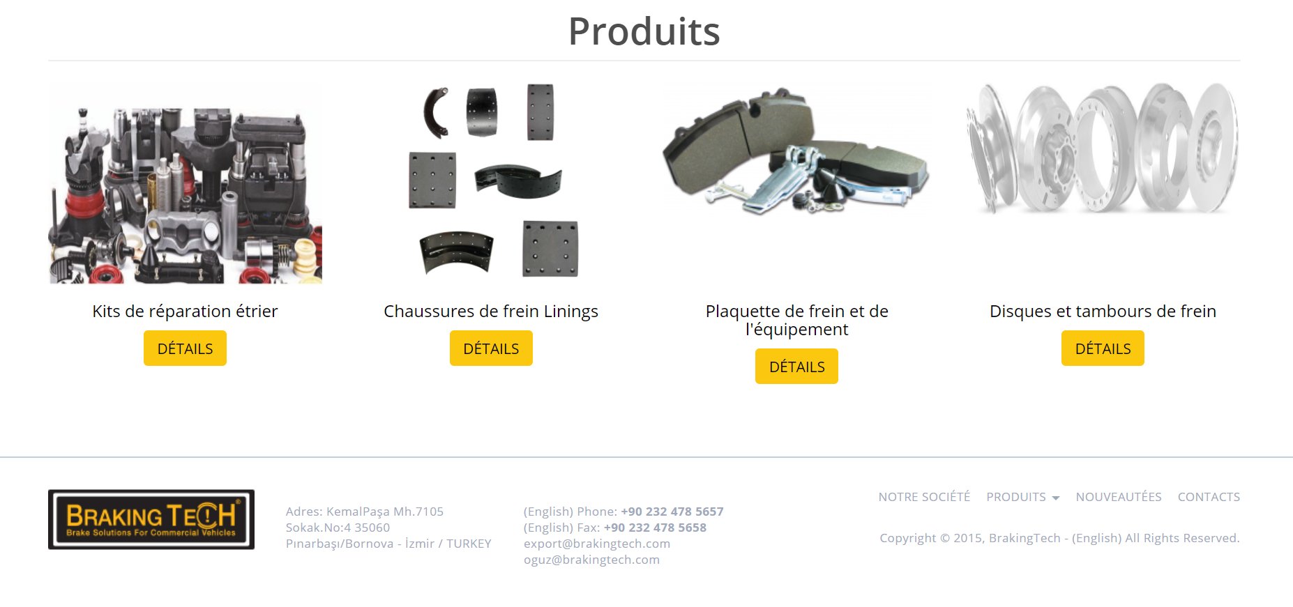 Pieces de freins pour poids lourds camions, autobus, vehicules utilitaires