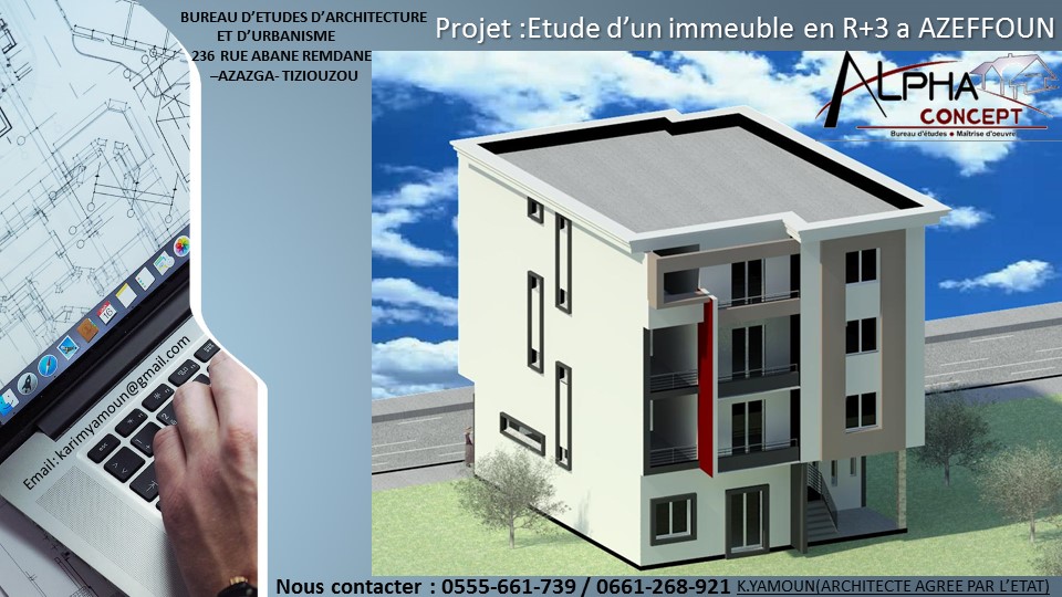 Etude d'un immeuble en R+3